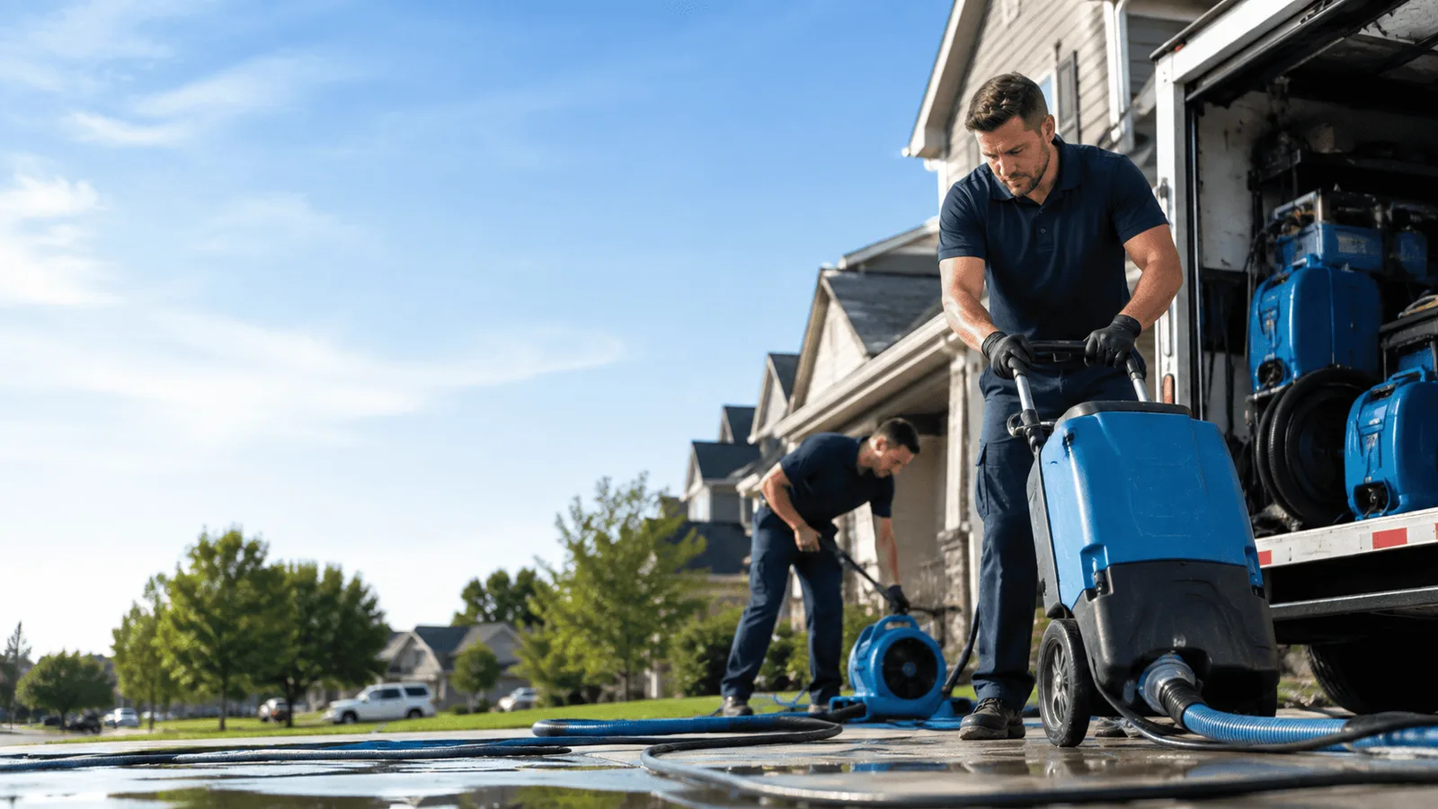 Dehumidification being performed in Alder Creek, NY